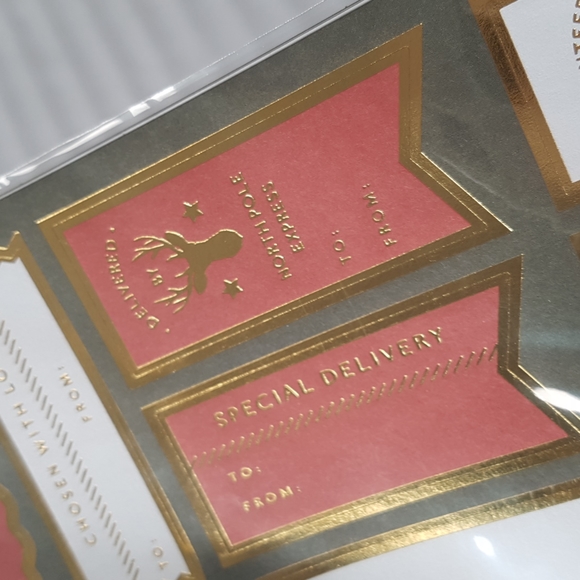 🎅🏼 100 Stickers Gift Tags (10 Sheets) - Picture 9 of 17